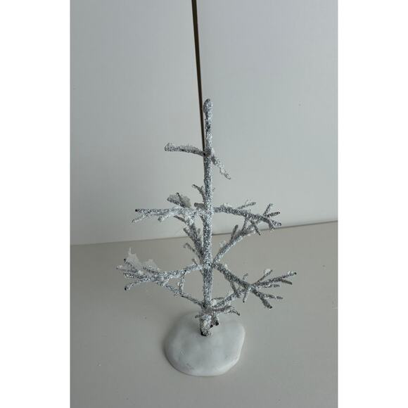 Dept. 56/Lemax Christmas Tree Three White Birch Snow Frosted Various Sizes - Picture 8 of 10